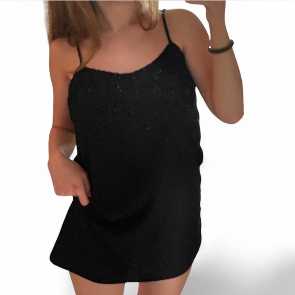 Black Slip Dress